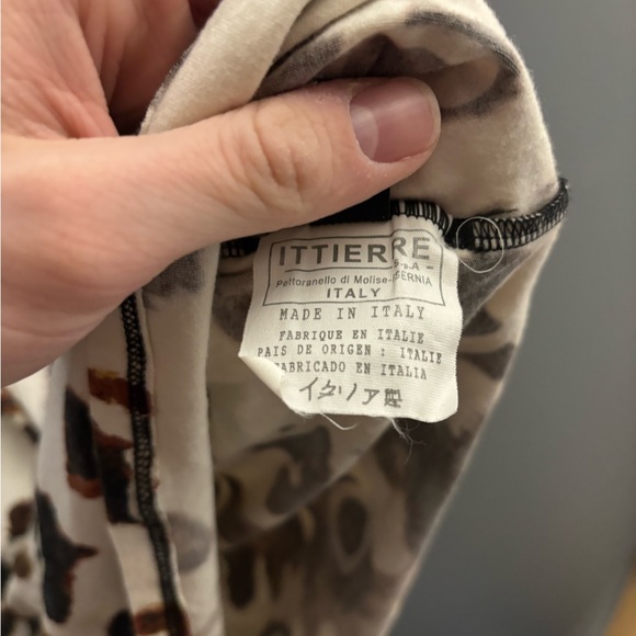 Vintage 90s Roberto Cavalli Patterned Mini Dress Womens Size Medium - Picture 4 of 5